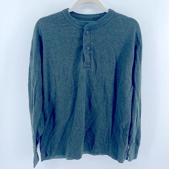 L.L. Bean Other - L. L. Bean River Driver cotton wool blend long sleeve pullover base layer top L